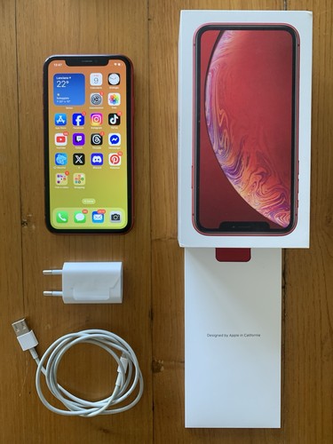 Apple iphone 128gb rosso - apple, xr